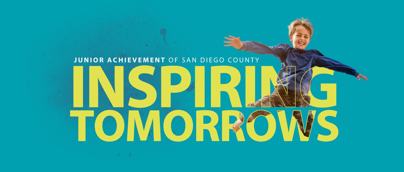 inspiring tomorrows JA little boy jumping