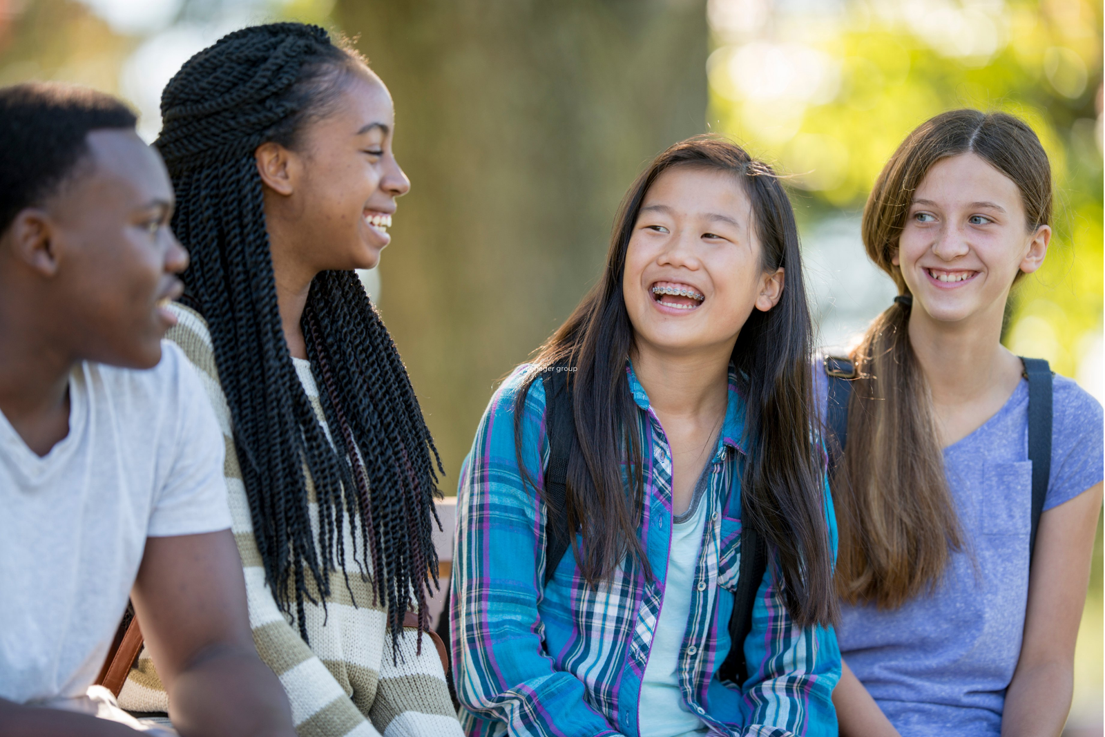 teenager group of friends