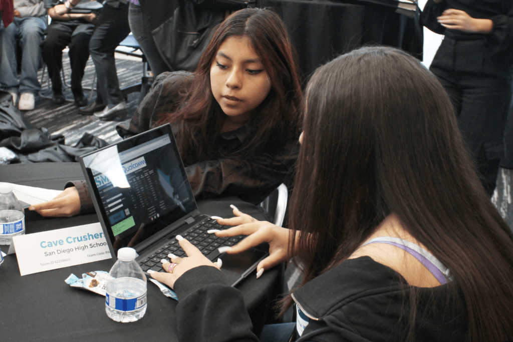 Students at JA Stock Market Challenge